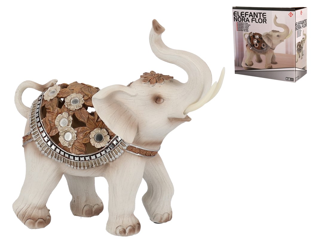 Elefante Flor 21cm