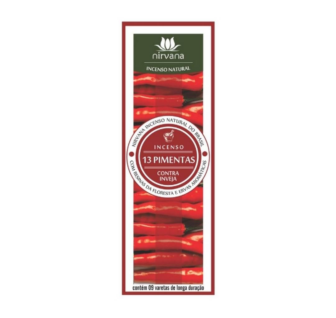 Incenso Nirvana 13 Pimentas (und)