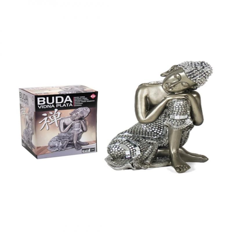 Buda Vidna 22cm Prata