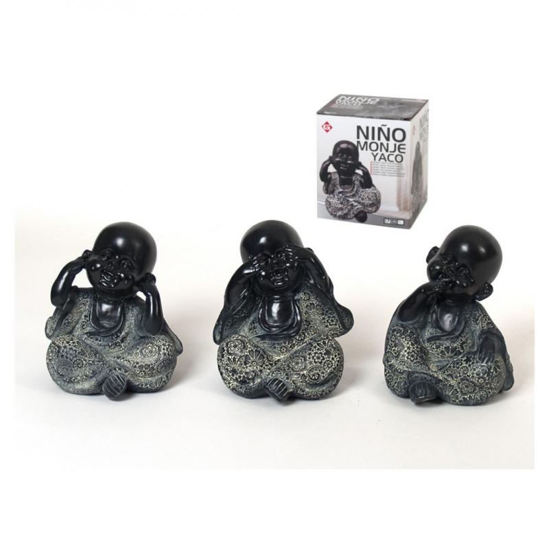 Monge Cego, Surdo e Mudo 23cm (3 unid)