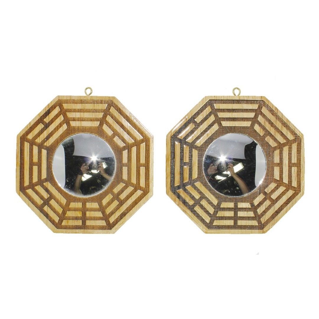 Bagua Madeira 10,5cm (2 unid)