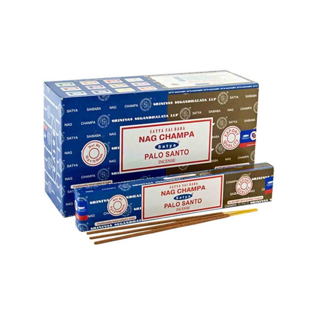 Incenso Satya Nag Champa Palo Santo 16gr (und)