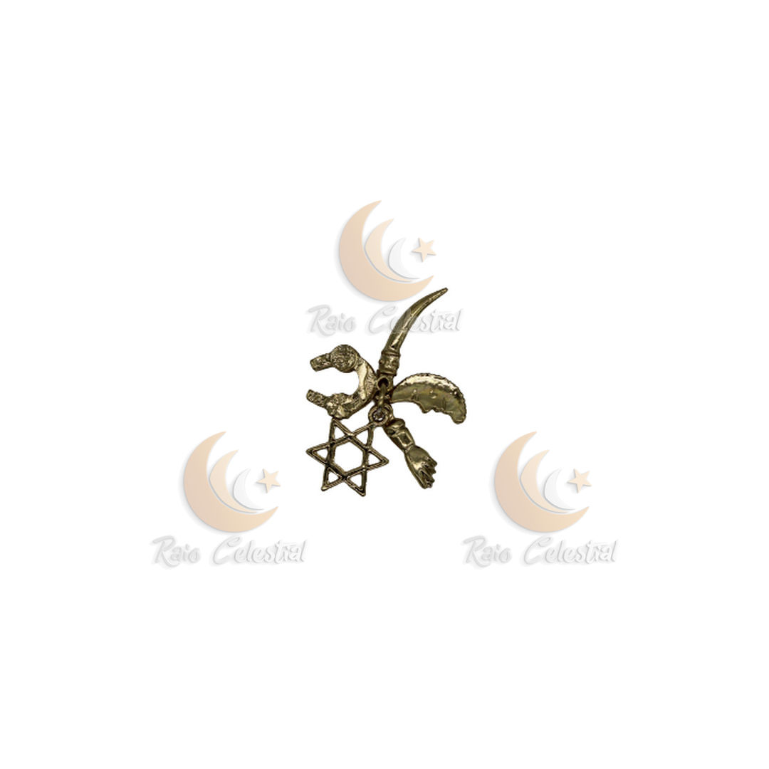 Conj. de Protecao Dourado 3cm