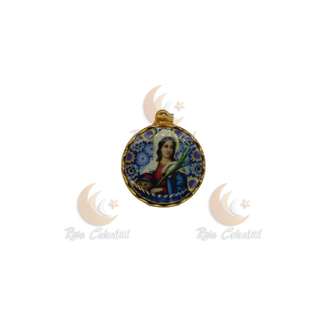 Medalha de Sta Luzia 3cm