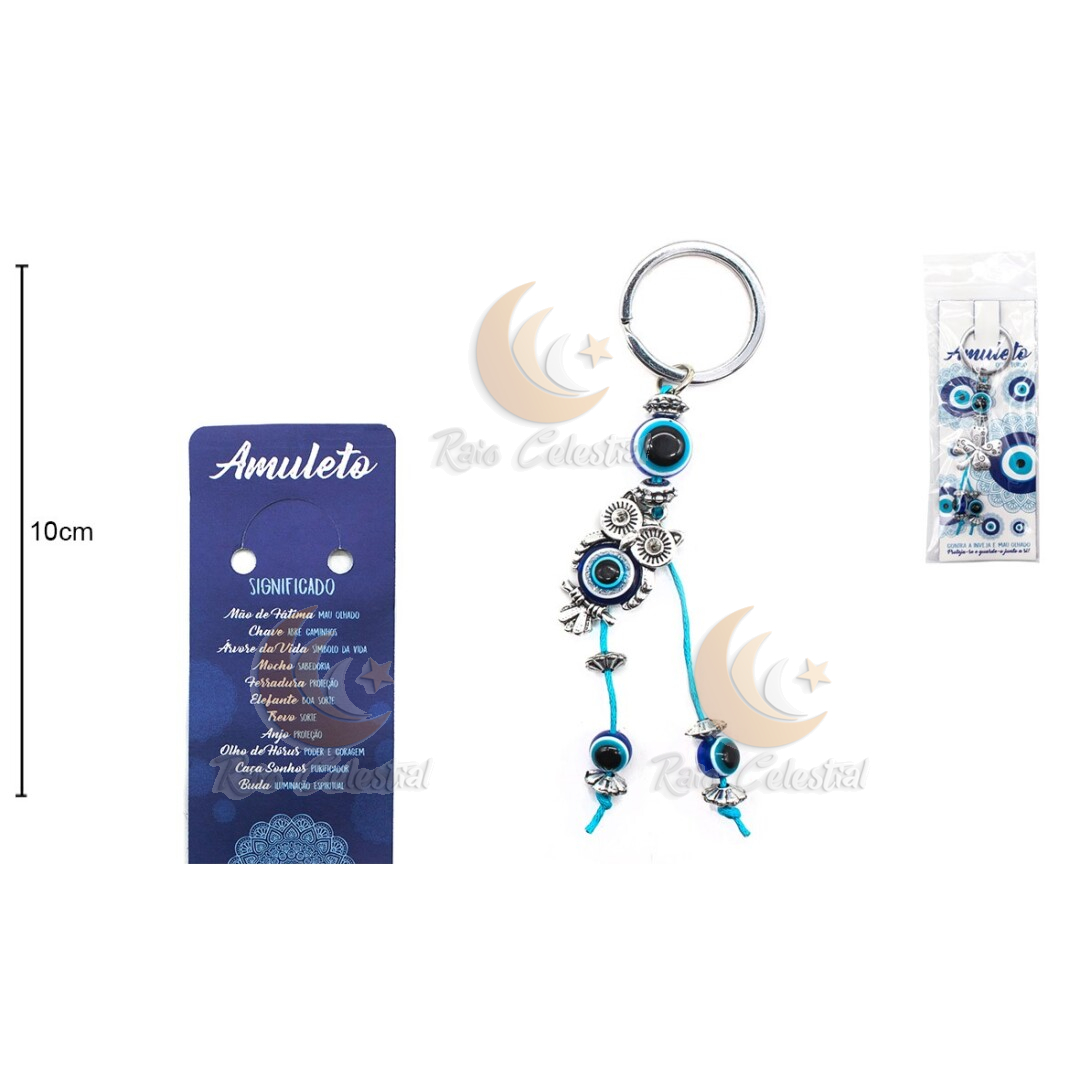 Porta Chaves Olho Turco - Mocho 2,8x10cm