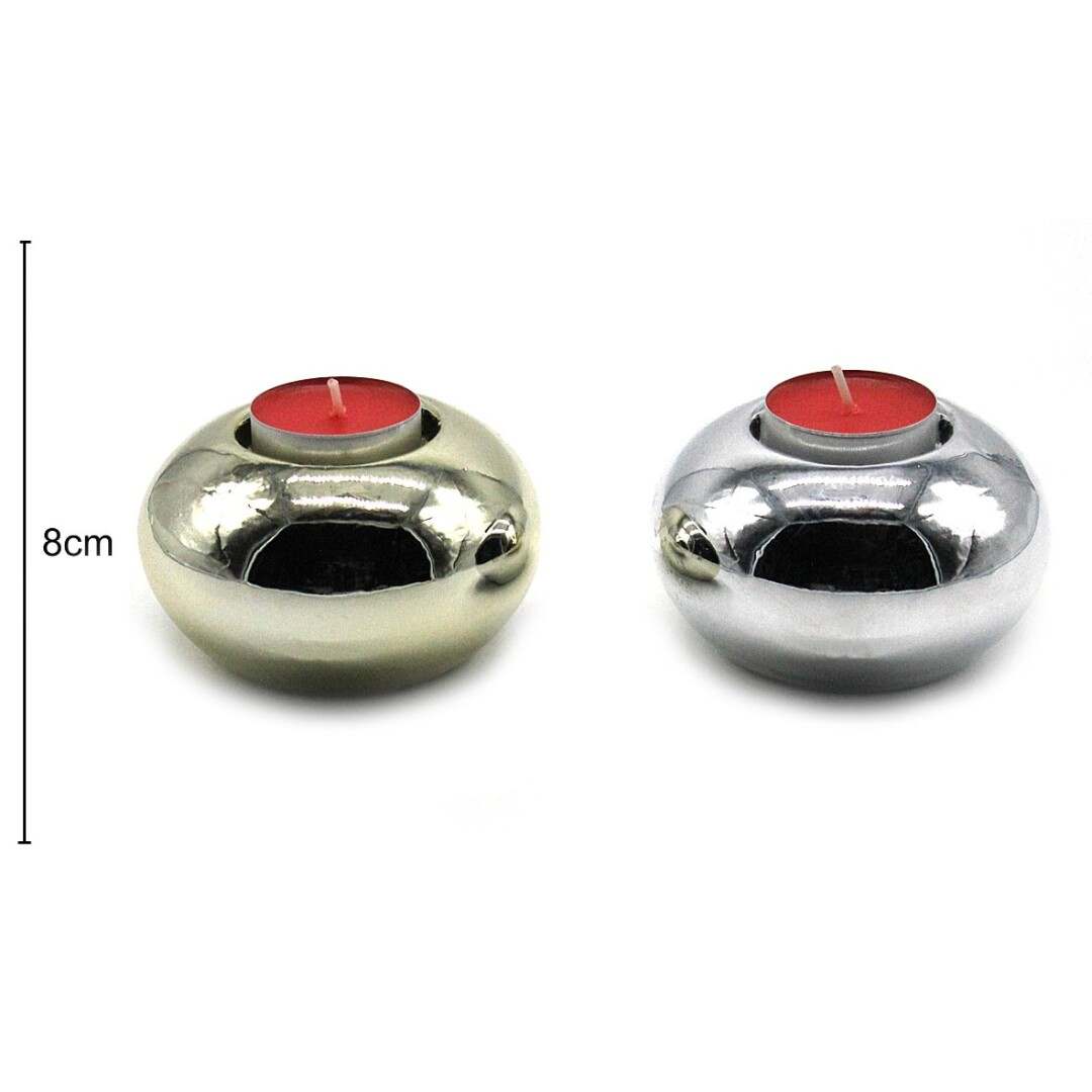 Porta Velas Ceramica 8x5cm (und)