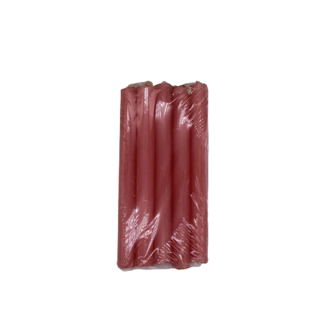 Vela 15x1,5cm Rosa (und)