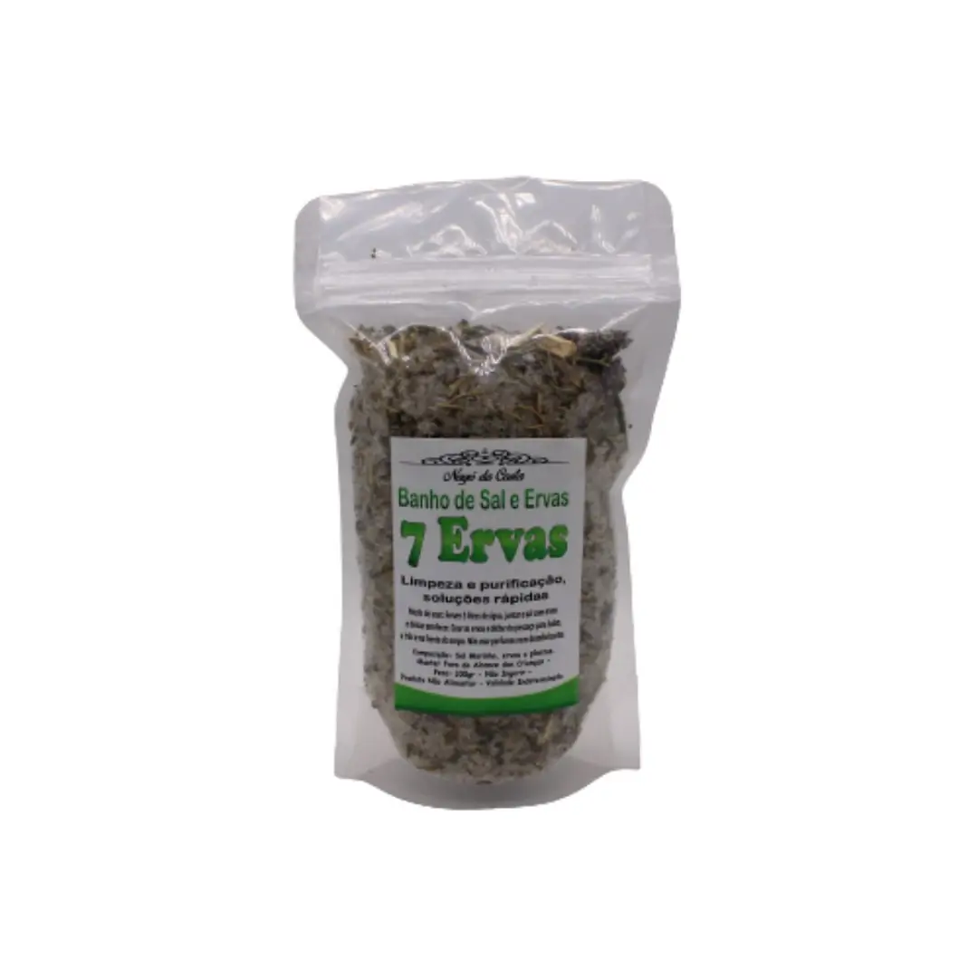 Banho Sal e Ervas 7 Ervas 300gr