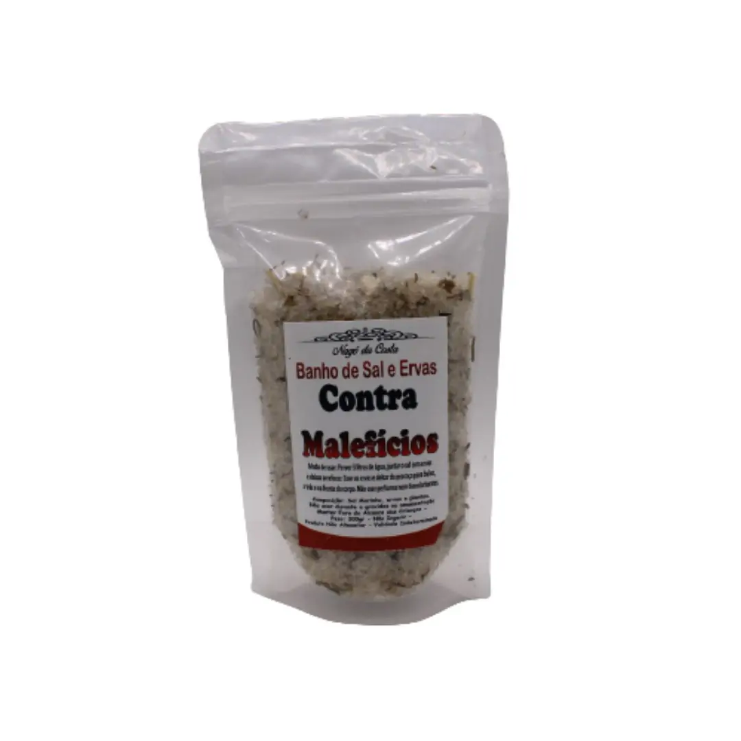 Banho Sal e Ervas Contra Malefícios 300gr