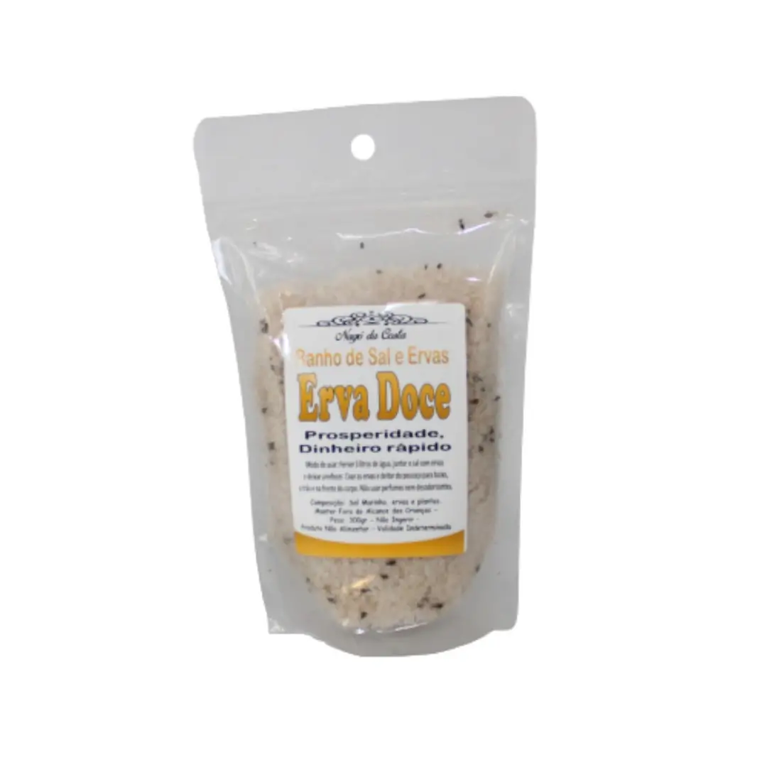 Banho Sal e Ervas Erva Doce 300gr