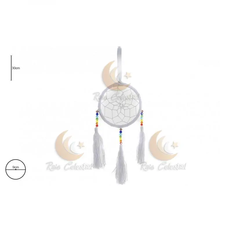 Caca Sonhos Alg. Acr. Branco 9x1x30cm (und)