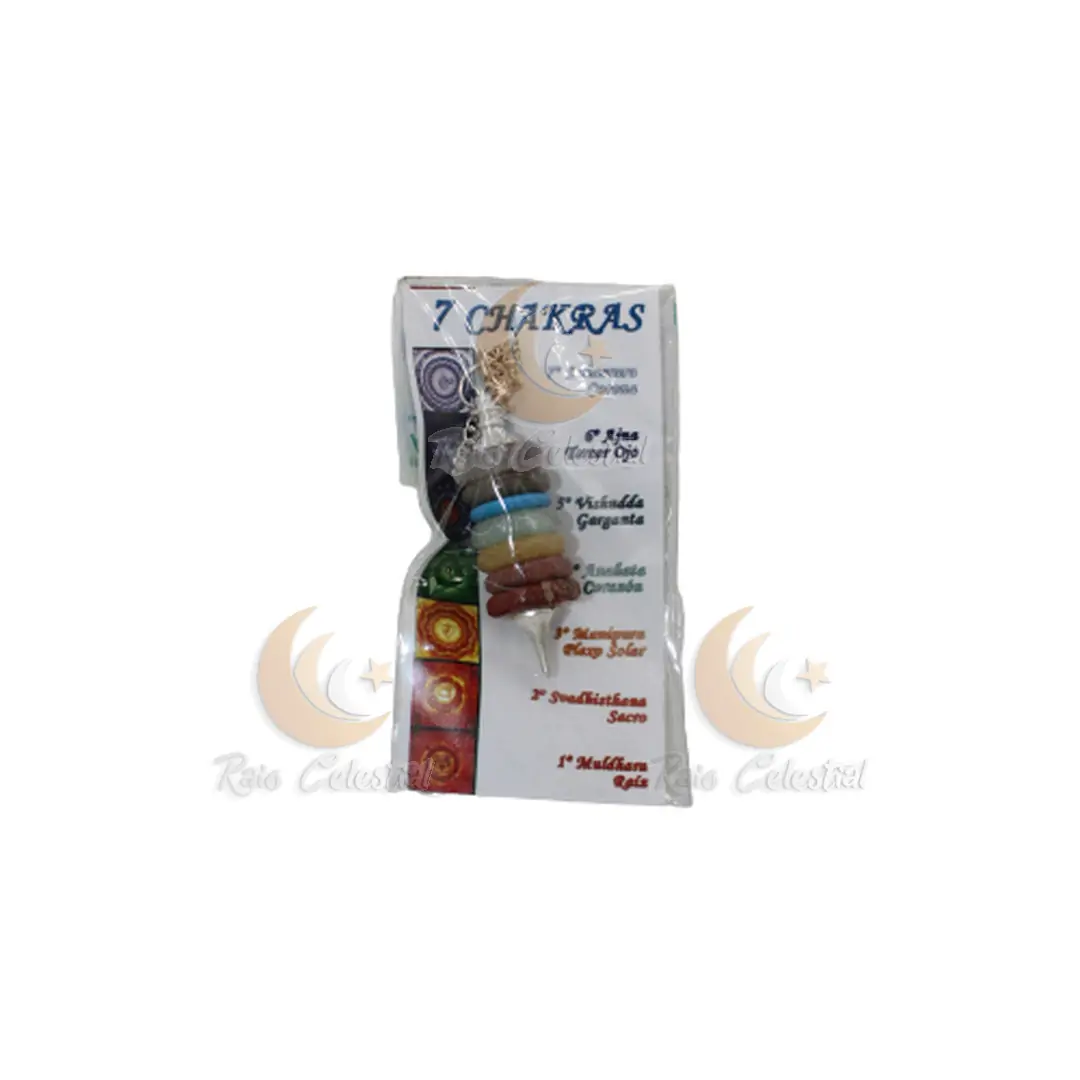 Pendulo Discos 7 Chakras