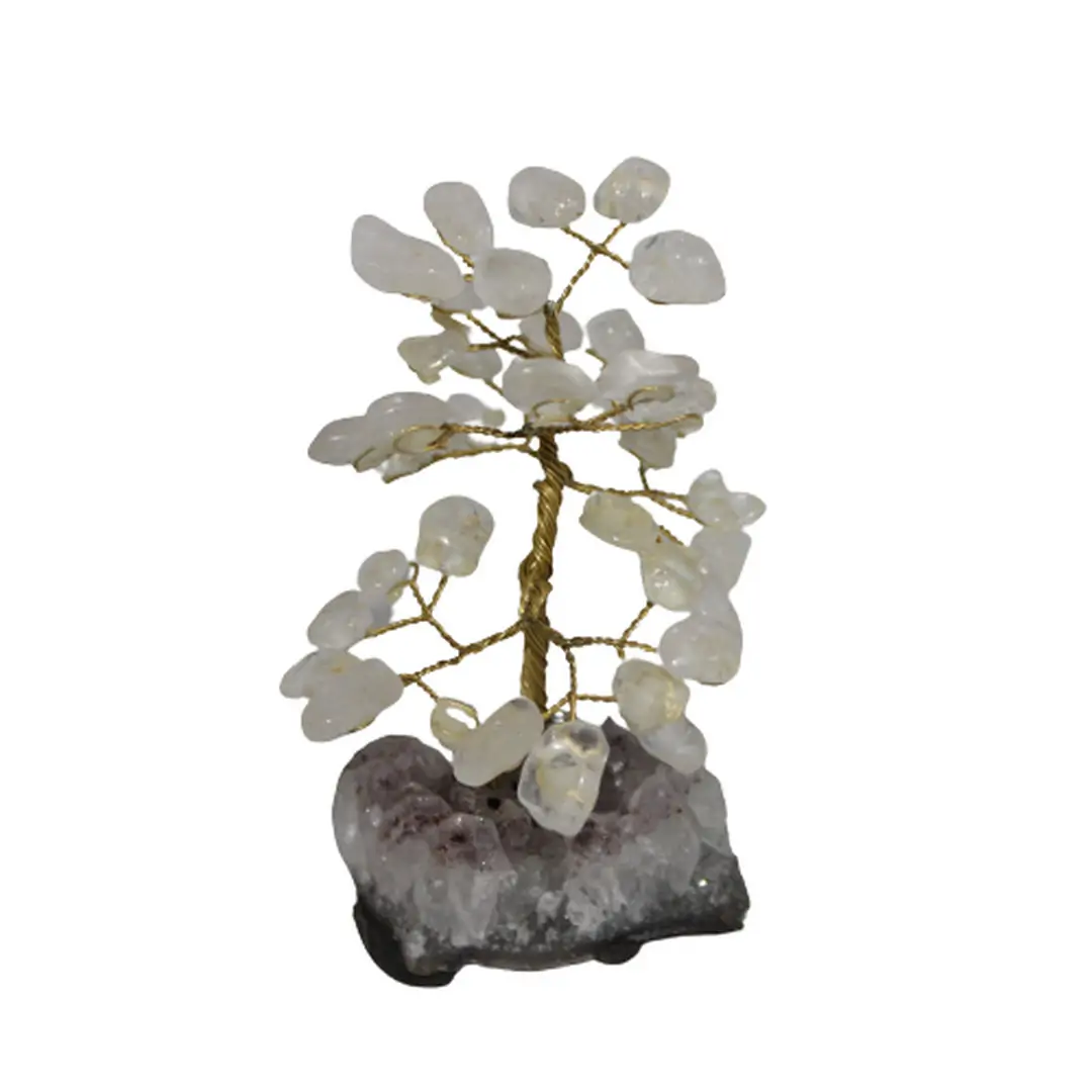 Arvore de Cristal com Base de Ametista