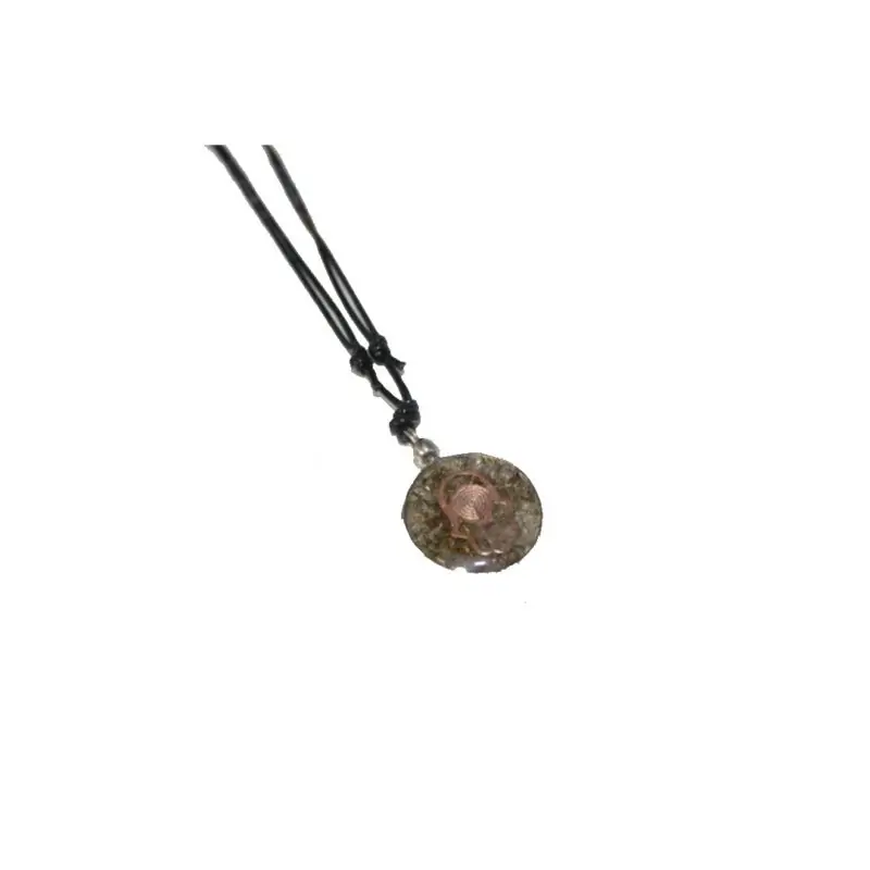 Cordão Orgonite c/ Simb. Esotéricos – Mão de Fátima