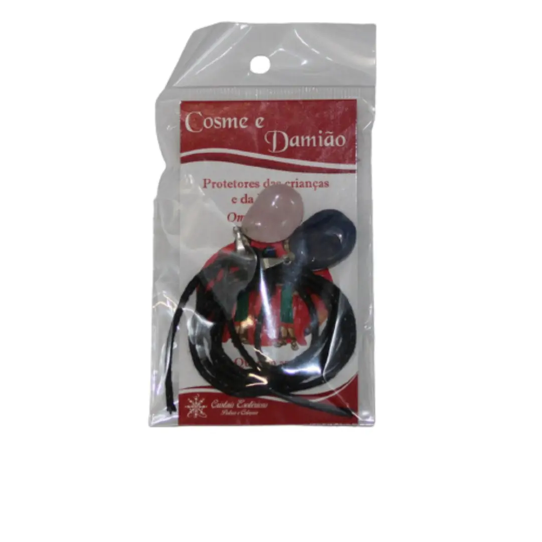 Pingente Cosme e Damião c/ Cordão