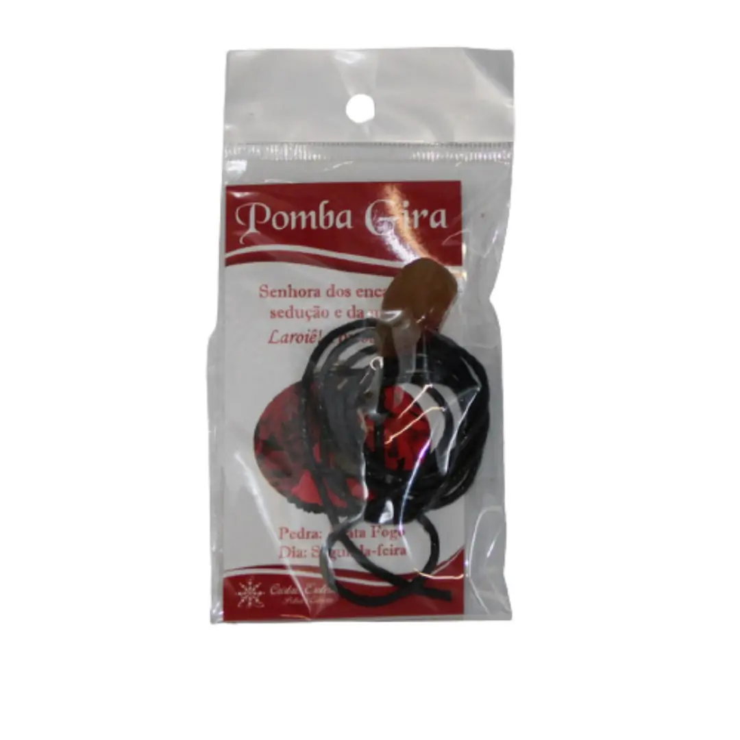 Pingente Pomba Gira c/ Cordão