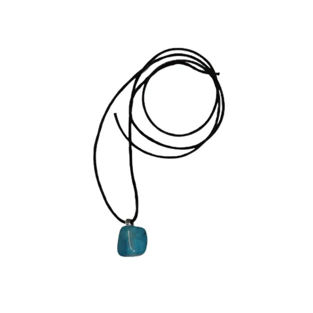 Pingente Howlita Turqueza c/ Cordão