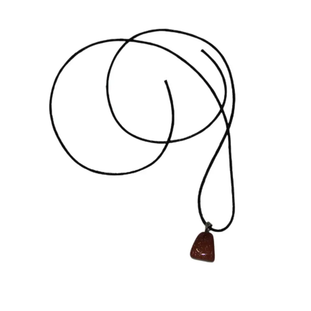 Pingente Pedra do Sol c/ Cordão