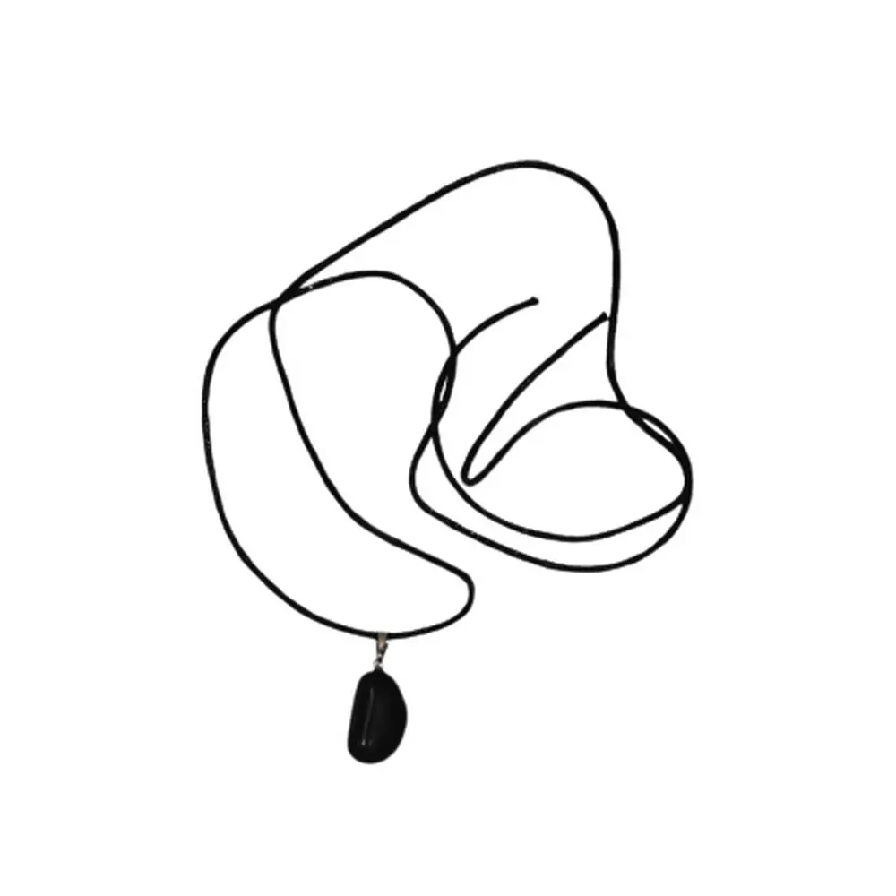 Pingente Basalto c/ Cordão