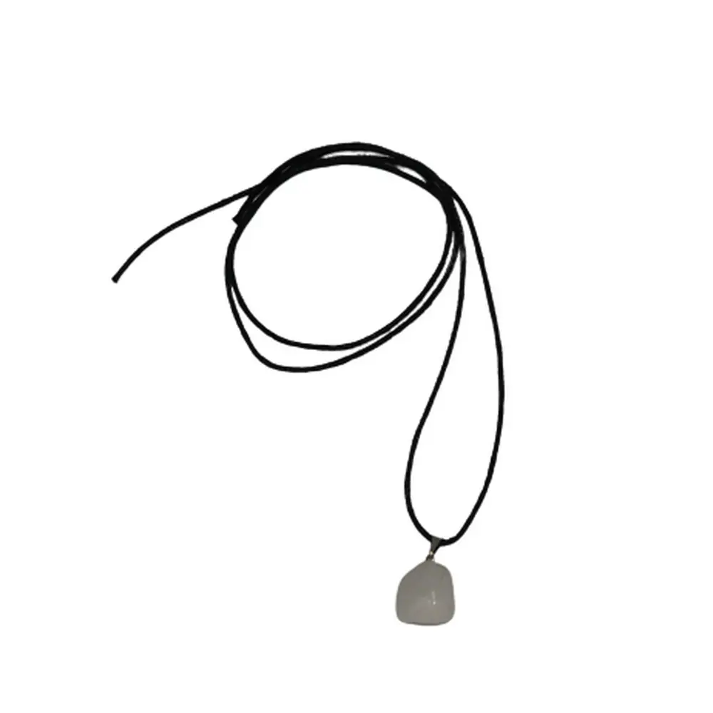 Pingente Quartzo Branco c/ Cordão