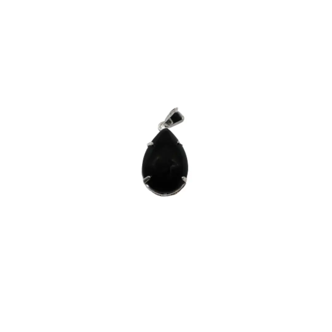 Pingente Gota Obsidiana Negra (aprox. 2cm)