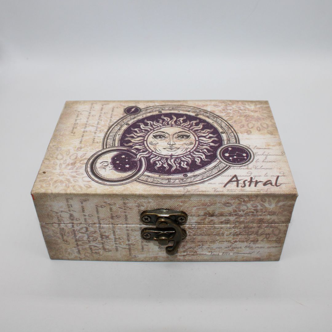 Caixa retangular Astral 15x10x9cm