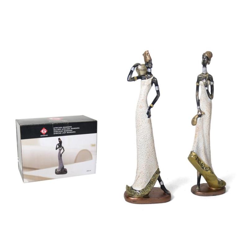 Africana Mandara 20cm resina (2 und)