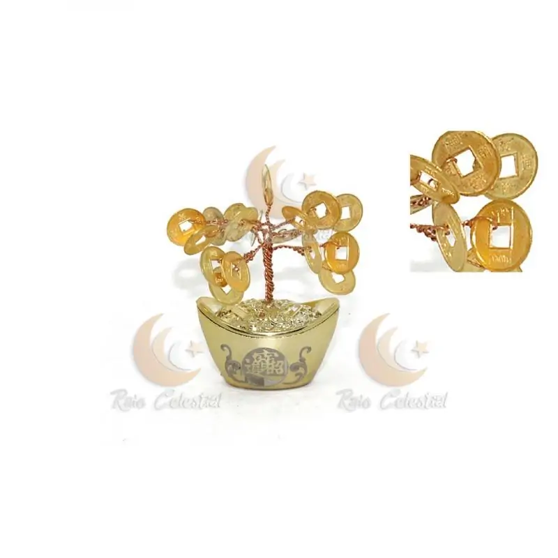 Arvore Moeda Feng Shui 7x9cm
