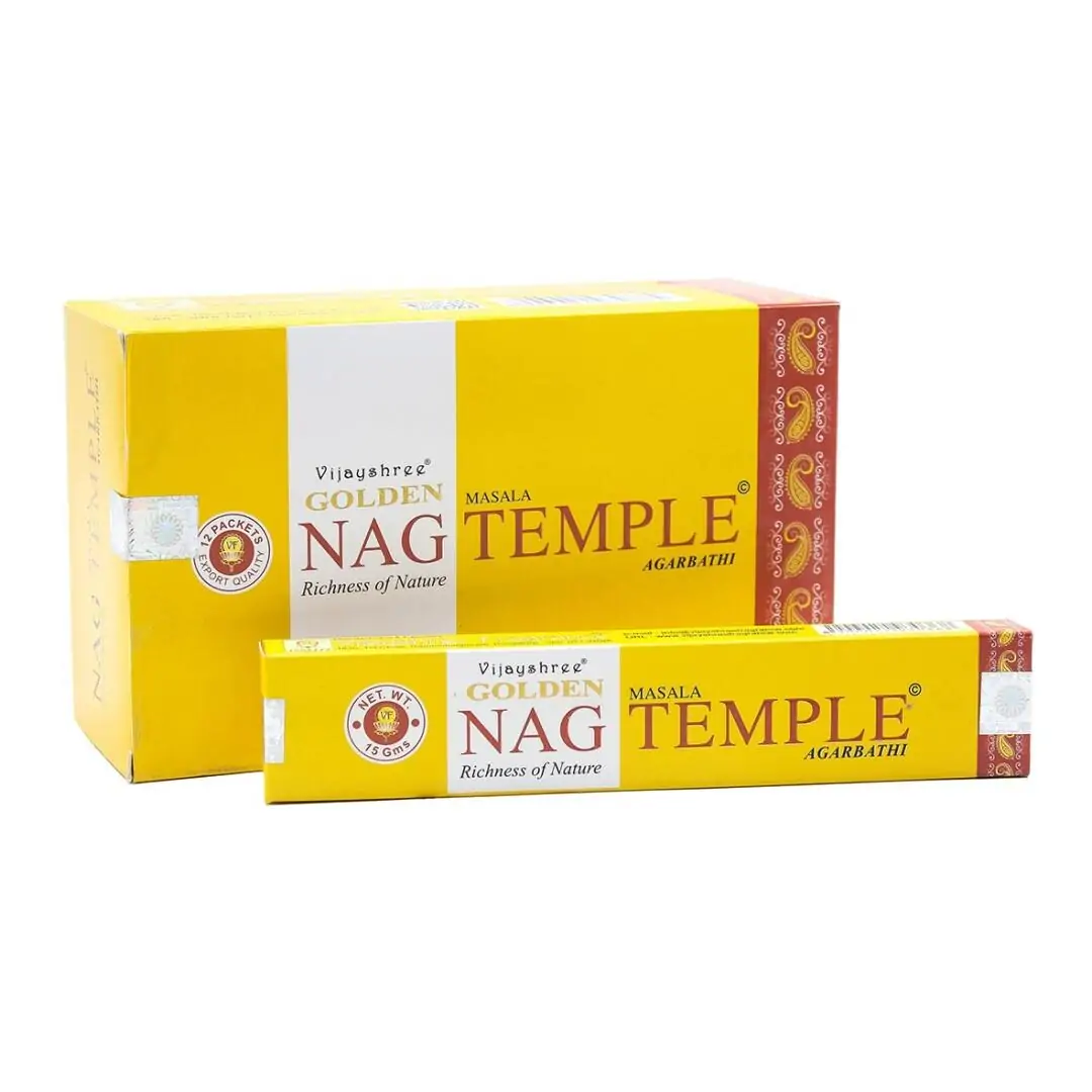 Incenso Golden Nag Temple 15gr (12 und)