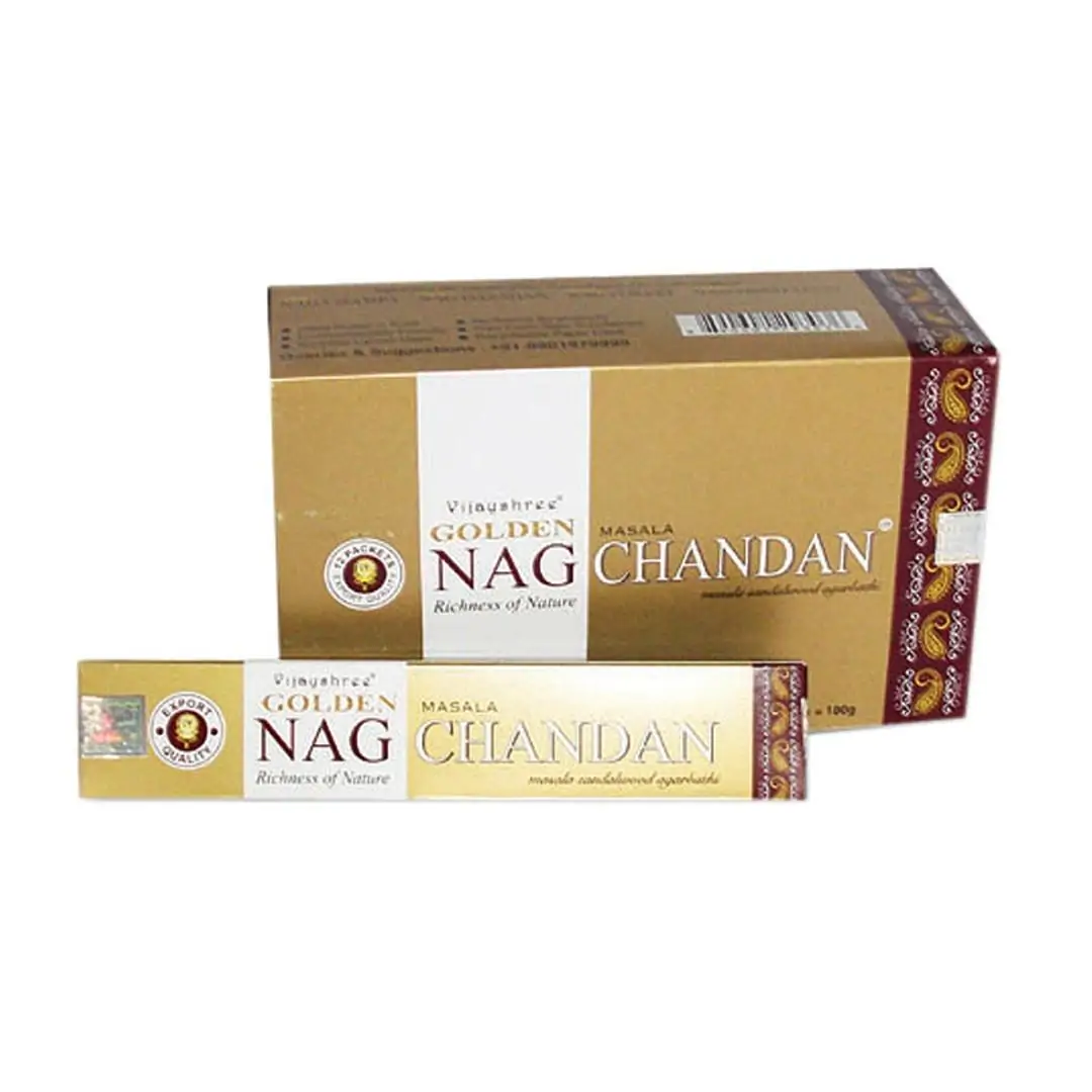 Incenso Golden Nag Chandan 15gr (12 und)