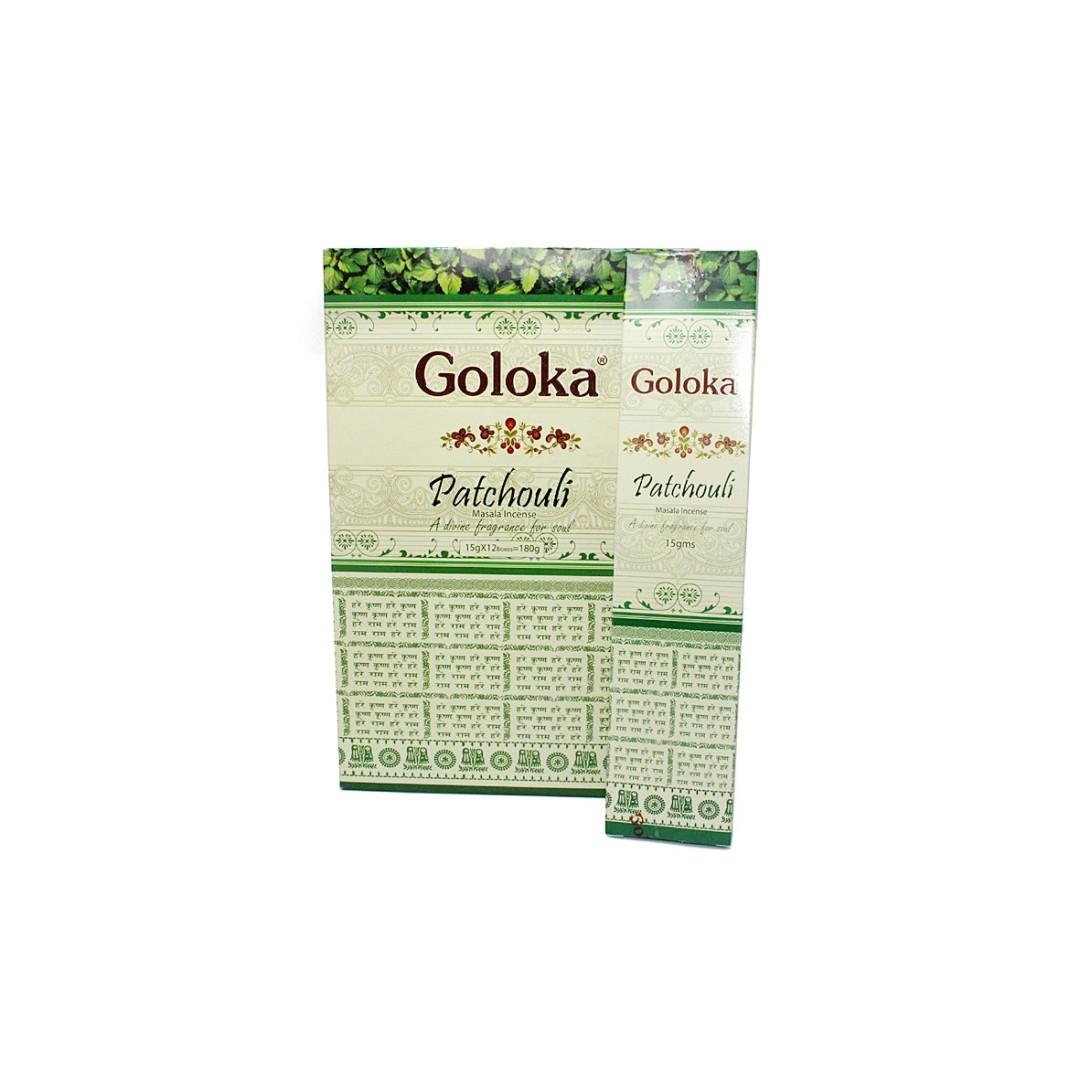 Incenso Goloka Patchouli 15gr (12 und)