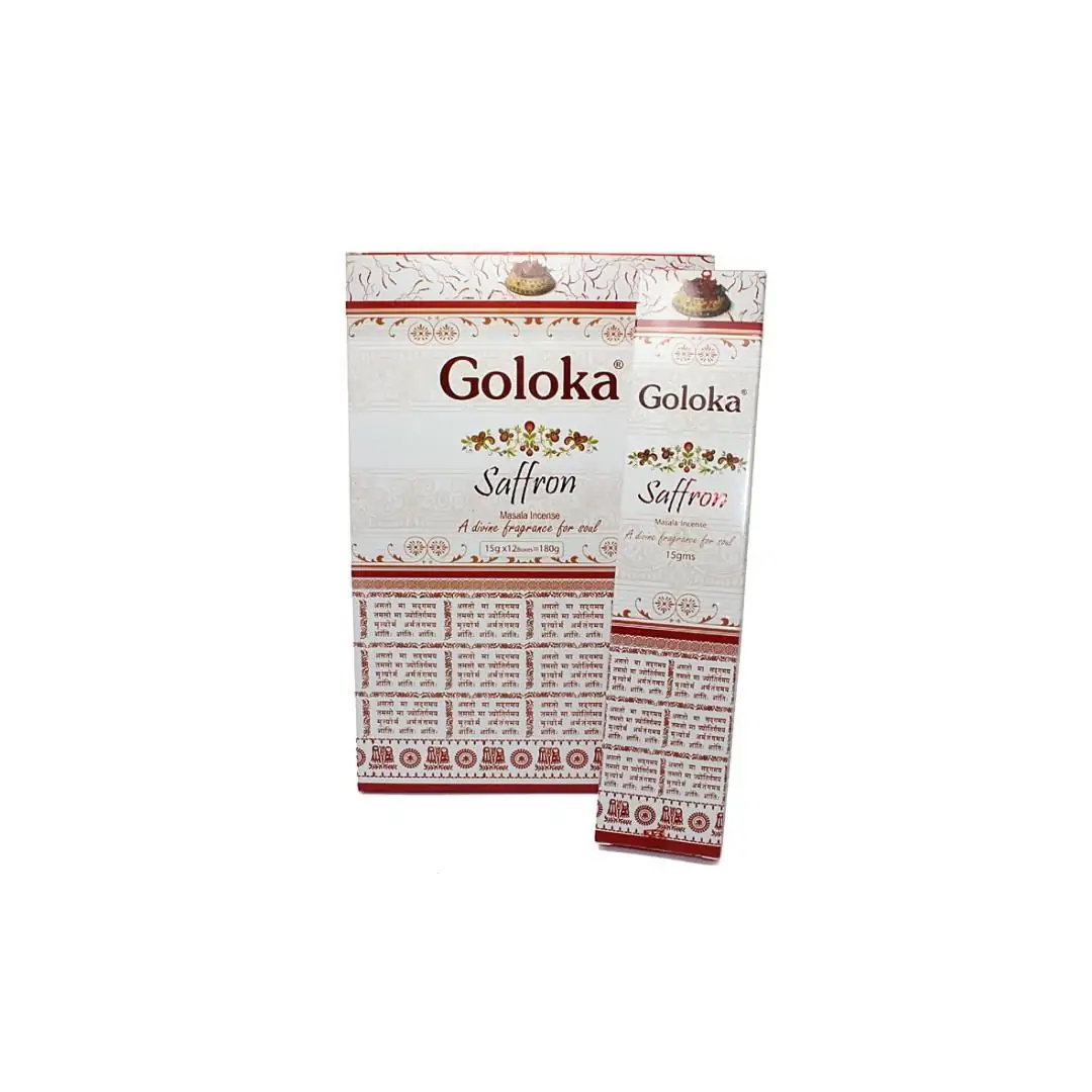 Incenso Goloka Saffron 15gr (und)