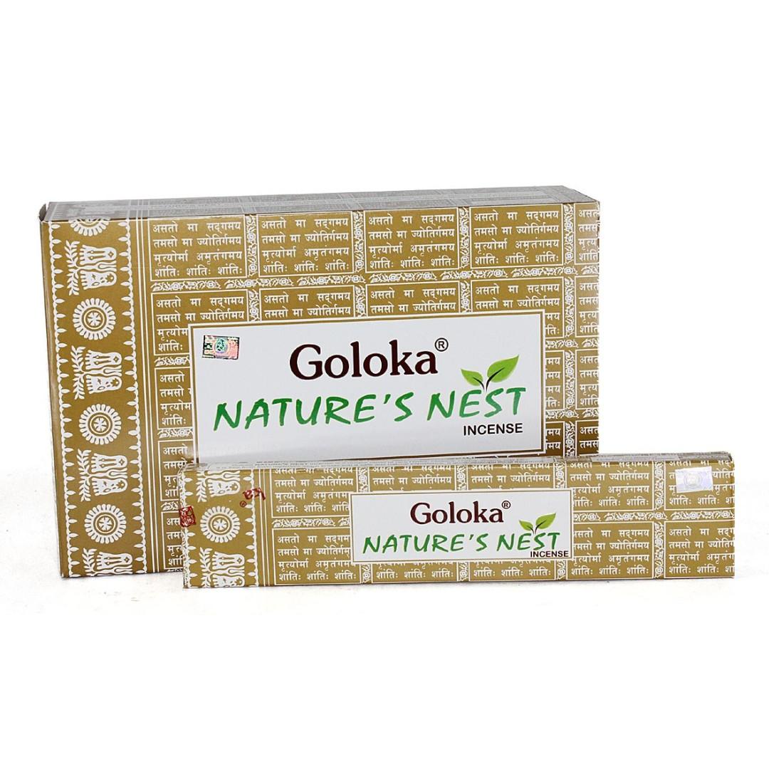 Incenso Goloka Natures Nest 15gr (12 und)