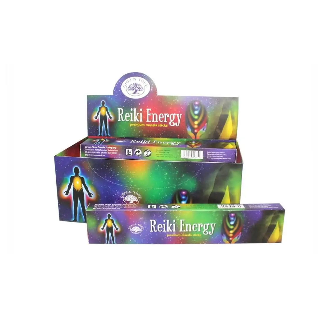 Incenso Green Tree Reiki Energia 15gr (12 und)