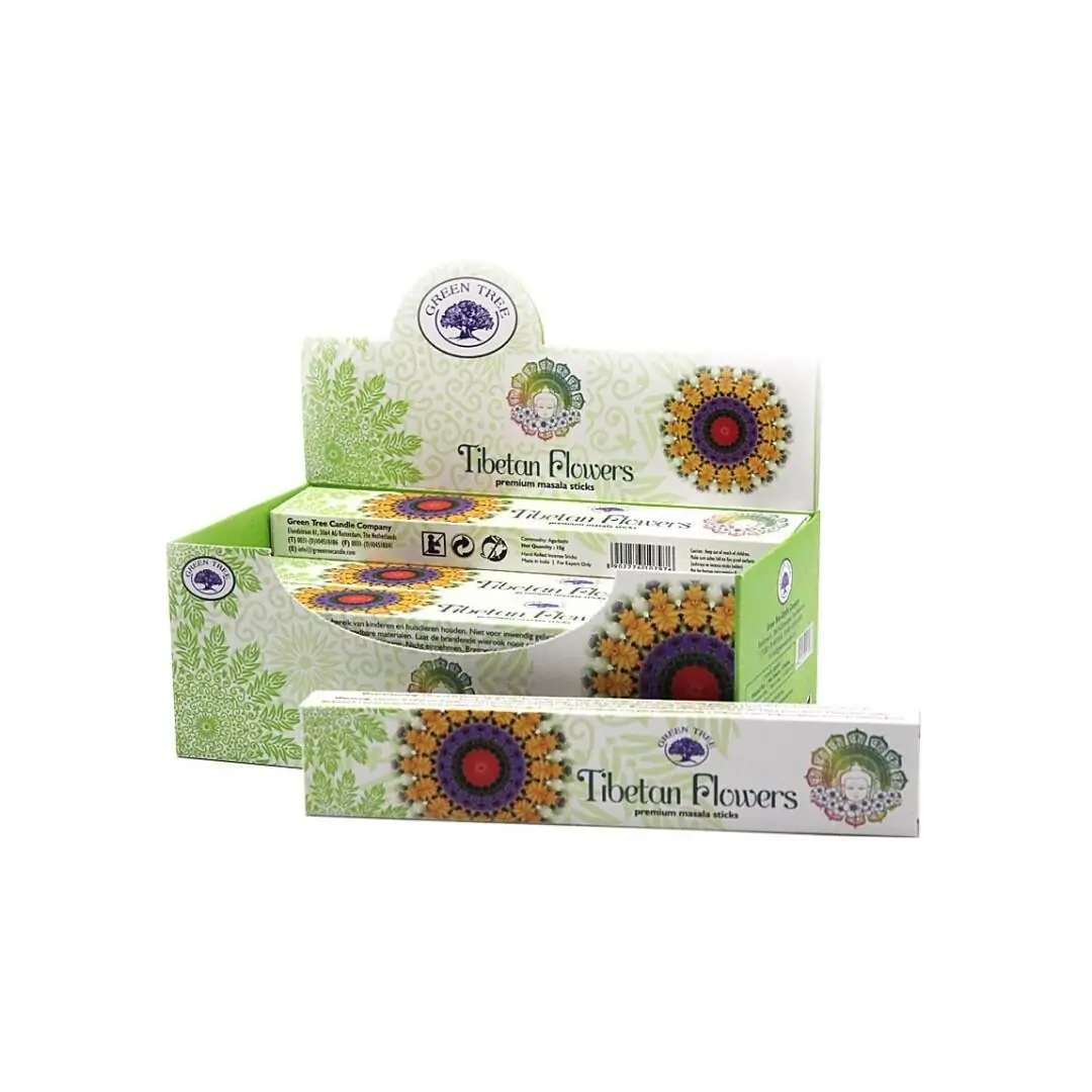 Incenso Green Tree Flores Tibete 15gr (und)