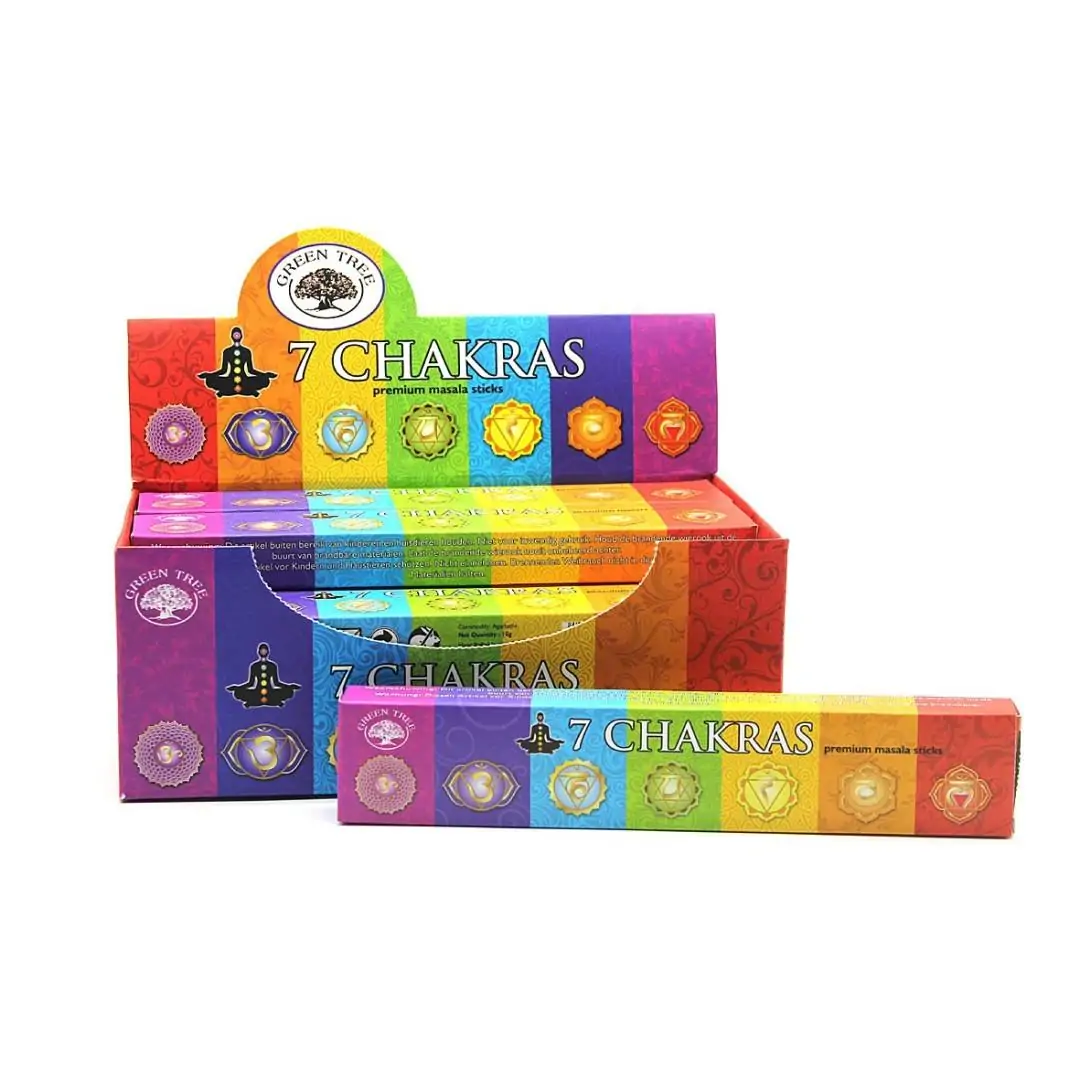 Incenso Green Tree 7 Chackras 15gr (und)