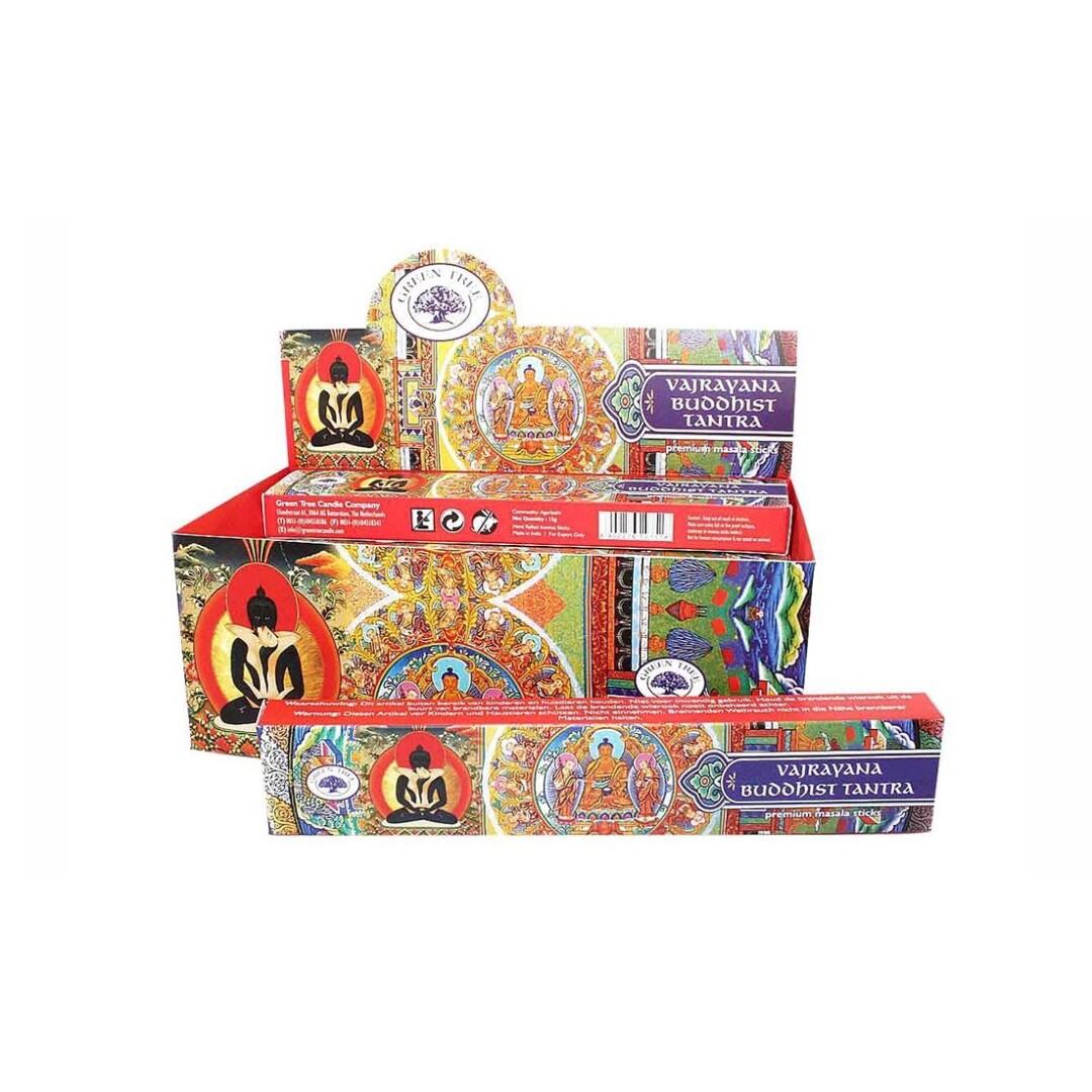 Incenso Green Tree Budista Tantra 15gr (12 und)