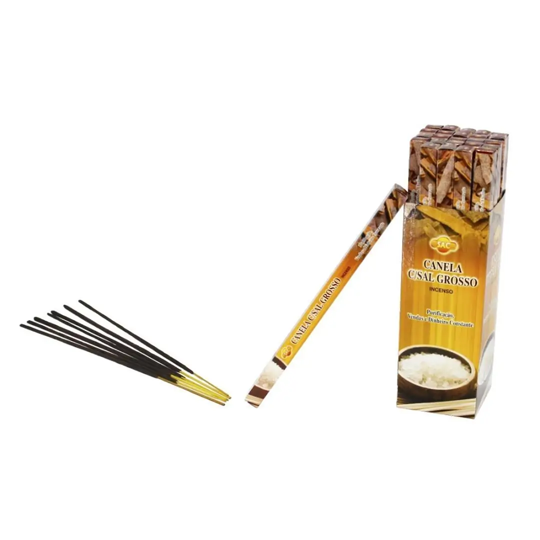 Incenso SAC Canela com Sal Grosso (25 und)