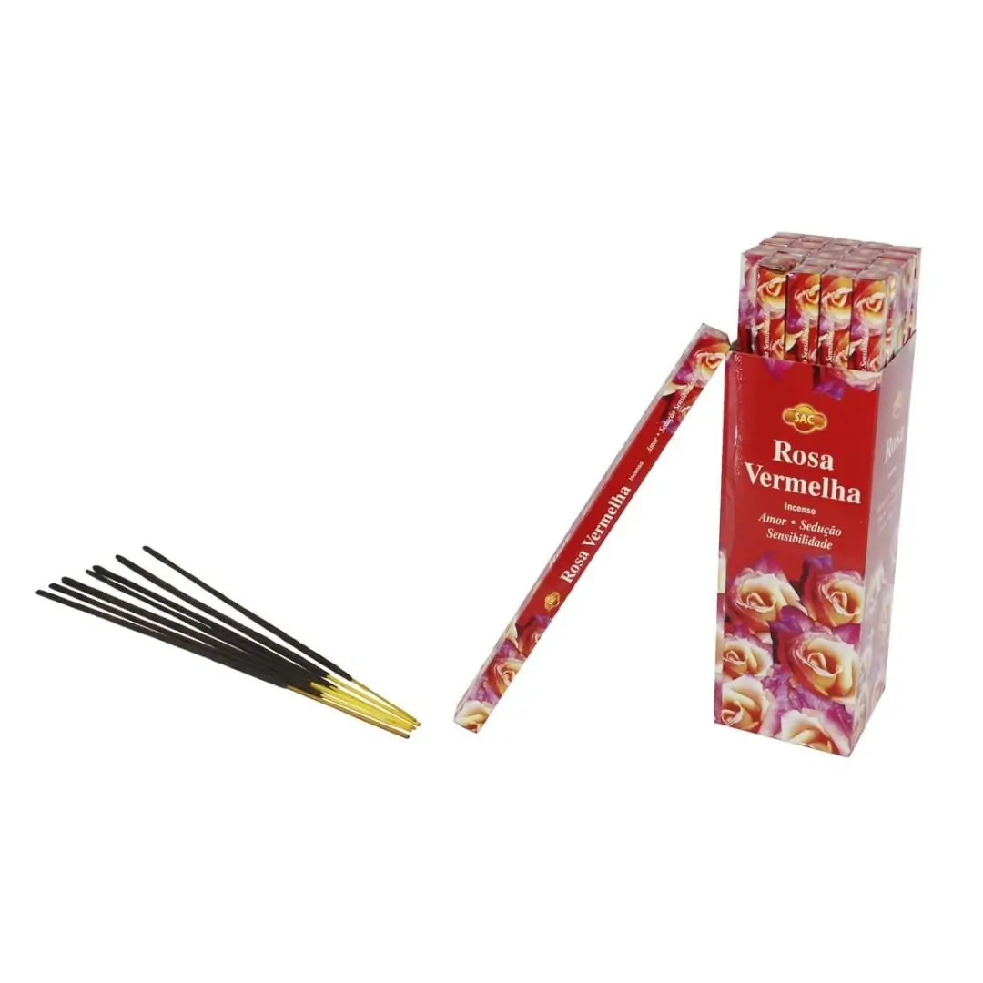 Incenso SAC Rosa Vermelha (25 und)