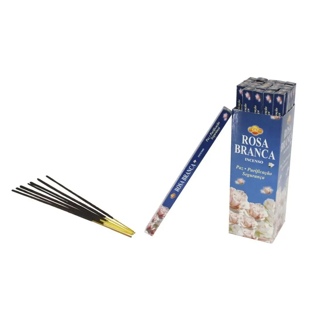 Incenso SAC Rosa Branca (25 und)