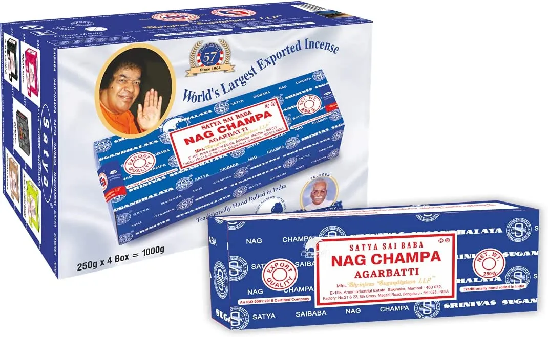 Incenso Satya Nag Champa 15gr (12 und x 4)