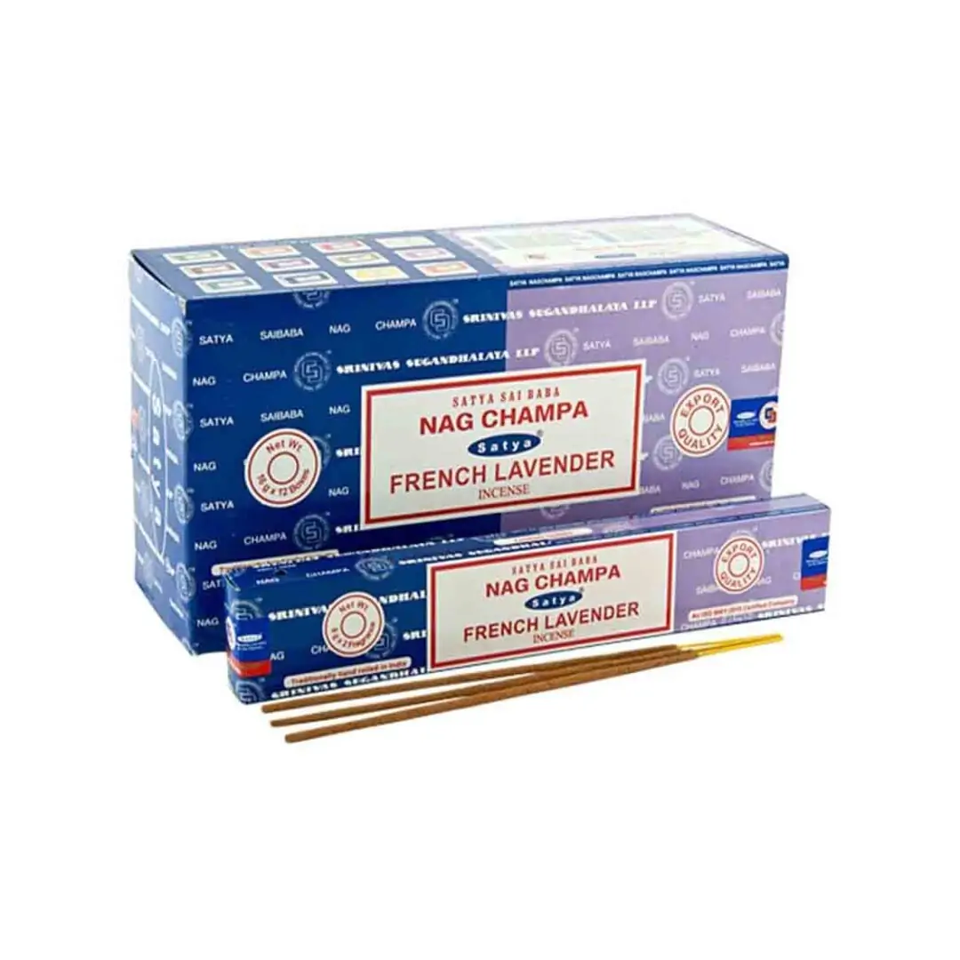 Incenso Satya Nag Champa Lavanda 16gr (12 und)