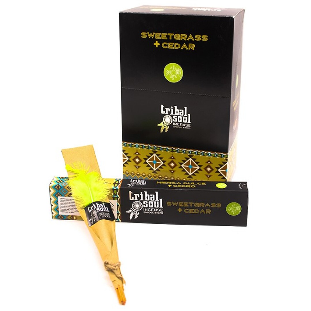 Incenso Tribal Soul Erva Doce - Cedro (und)