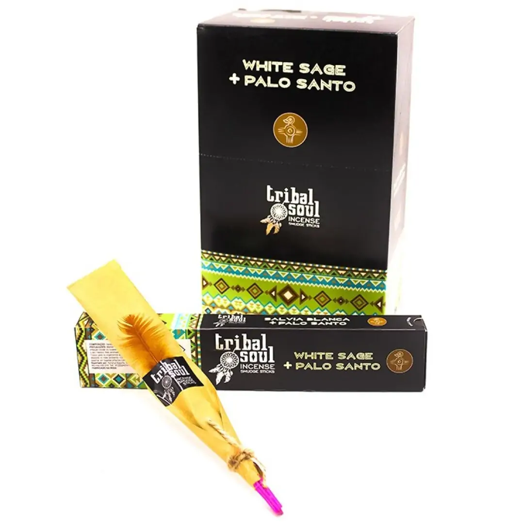 Incenso Tribal Soul White Sage - Pau Santo (und)