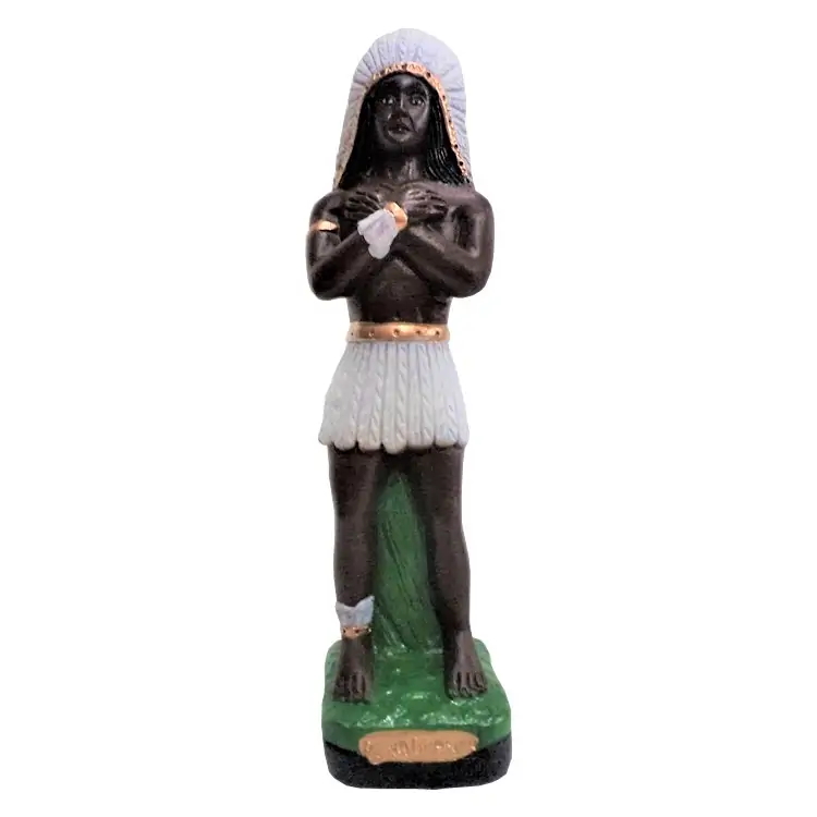 Caboclo Pena Branca em Pe (BAHIA) 50 cm