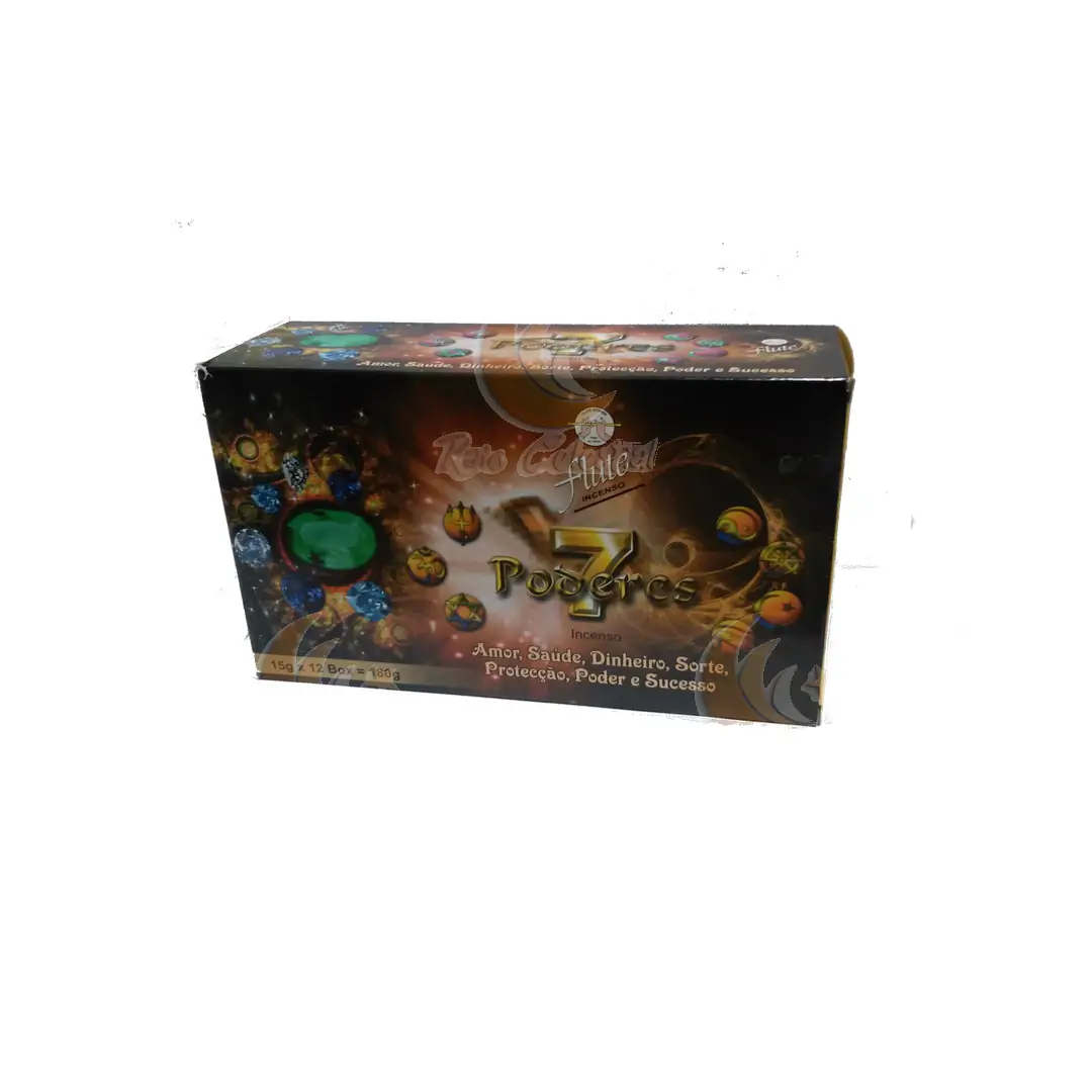 Incenso Flute Sete Poderes (12 und)