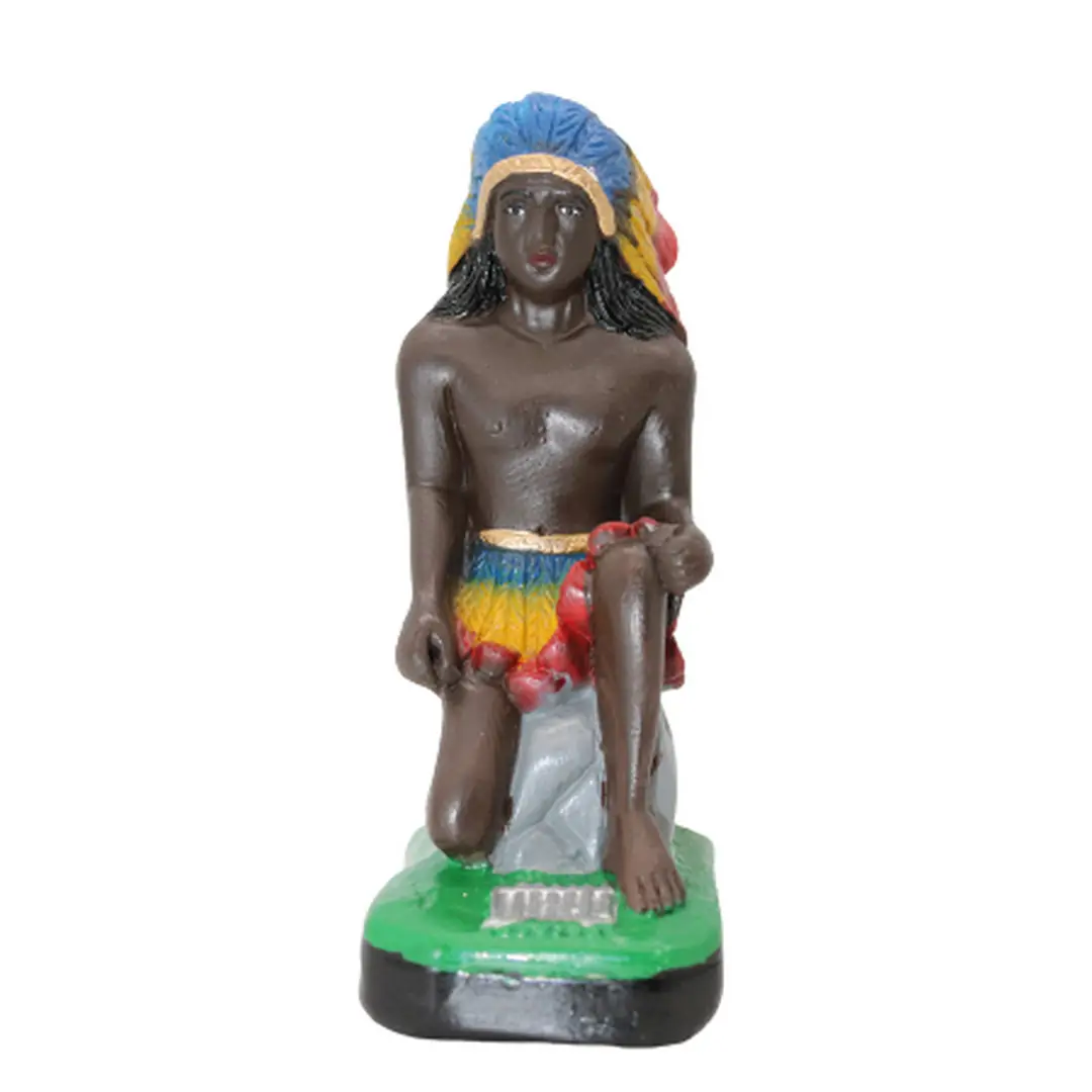 Caboclo Pena Colorida 20 cm