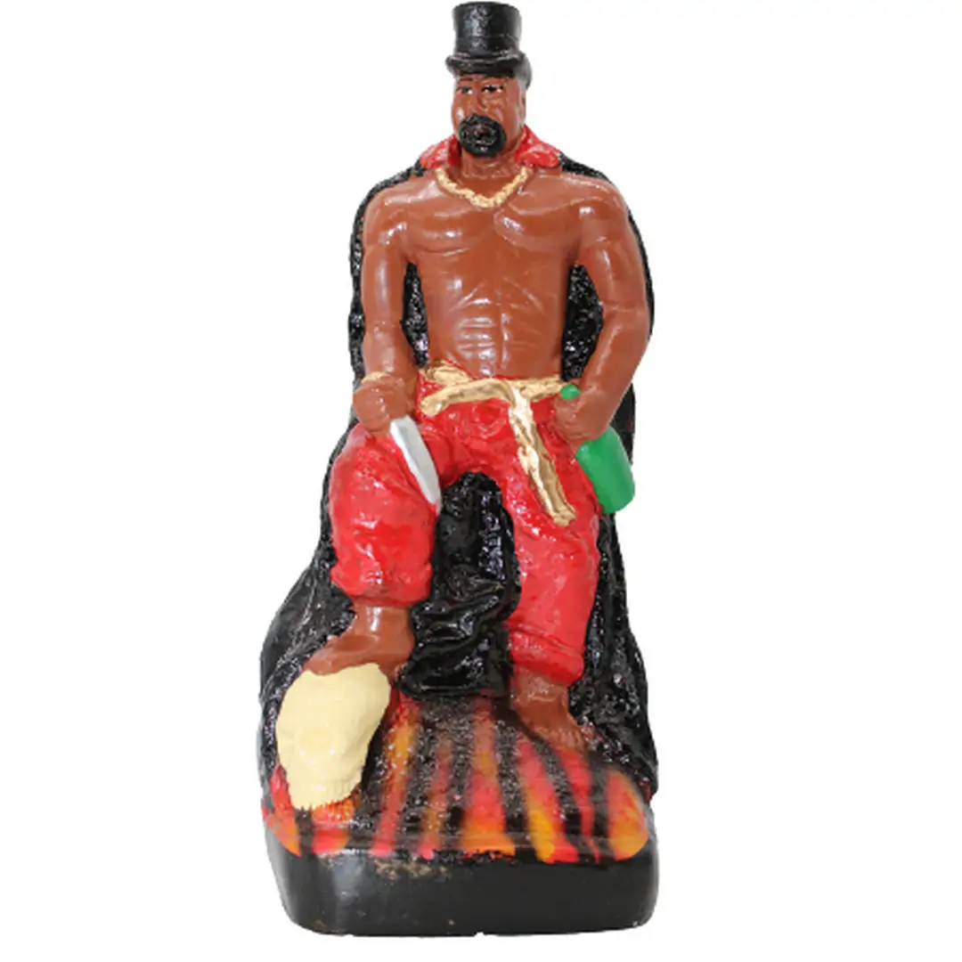 Exu Capa Preta c Cartola das Almas 30 cm