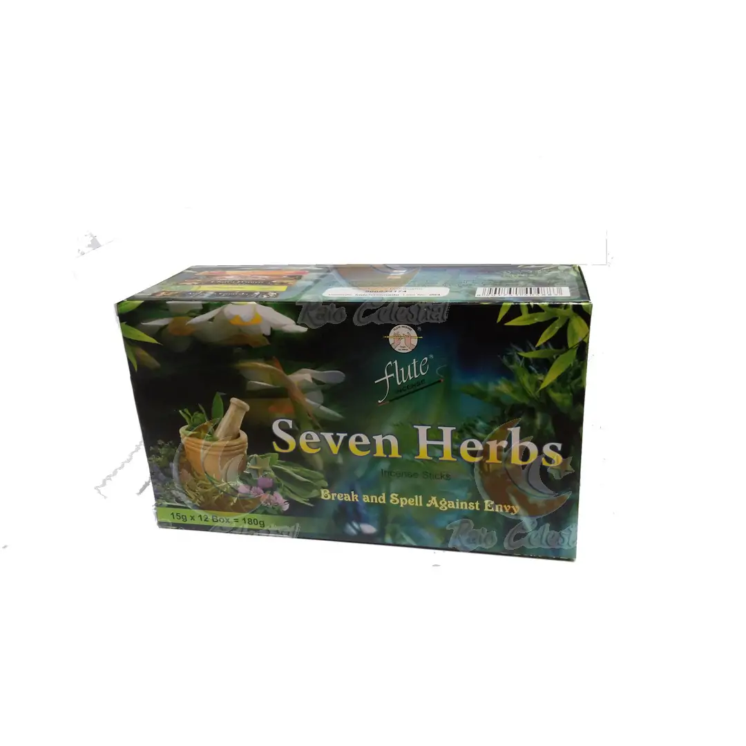 Incenso Flute Sete Ervas (12 und)