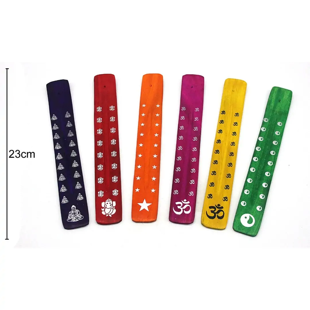 P. Incenso Madeira cores 26cm (6 und)